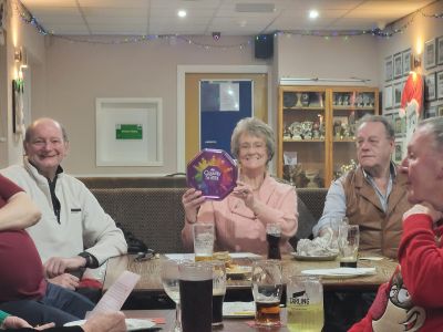 Liz's team 'QRM' quiz winners

